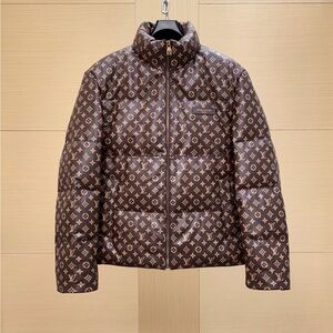 Louis Vuitton Monogram Brown & Tan Puffer Jacket